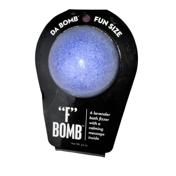 Da Bomb Bath Fizzer "F" Bomb Lavender Scent Calming  3.5 oz - Picture 1 of 2